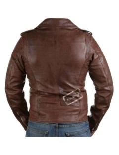 Blouson Perfecto Cuir Camel Homme Zolki