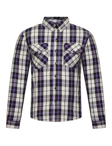 Veste Moto Tissu Violet Kevlar Zolki