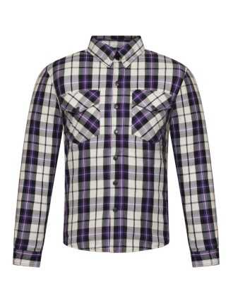 Veste Moto Tissu Violet Kevlar Zolki