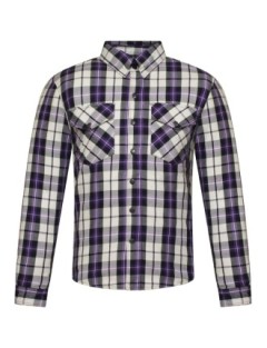 Veste Moto Tissu Violet Kevlar Zolki