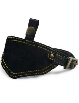 Protection Selecteur Cuir Chaussures Moto Cuir